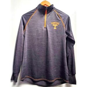 Colosseum L 1/4 Zip University of Tennessee Volunteers Go Vols! Black/Gray/Org